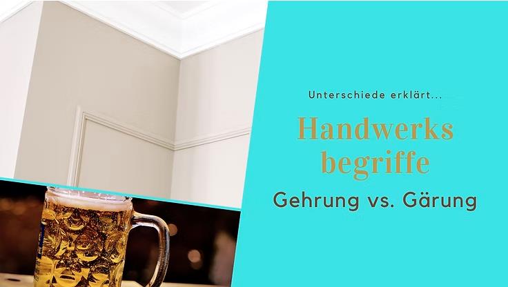 Gehrung vs. Gärung